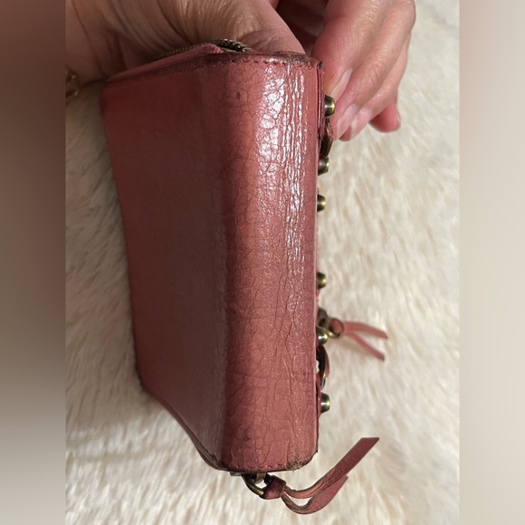 Balenciaga Leather Studded zip around bifolder Wallet - Picture 6 of 13